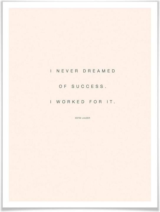 Image du produit Trenddeko Set avec cadre photo I never dreamed of Success (lot de 2) (40 x 50 cm)