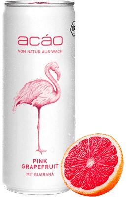 Produktbild Acáo Erfrischungsgetränk mit Pink Grapefruit & Guarana Bio (1 x 25 cl)