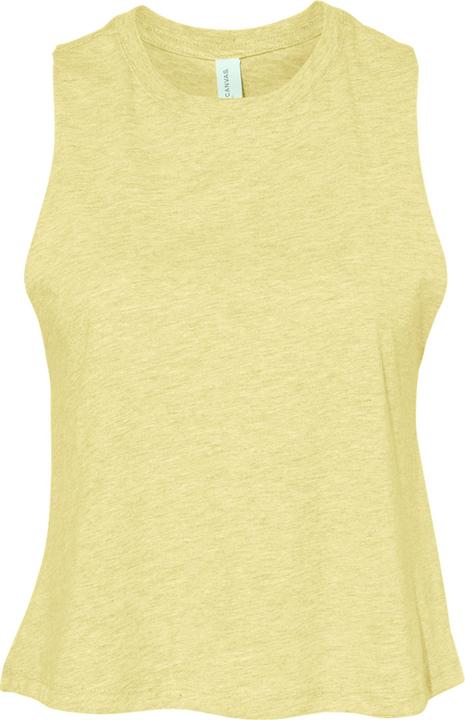 Actual product image Bella Canvas Bella Womens/Ladies Racer Back Cropped Sleeveless Tank Top (L)