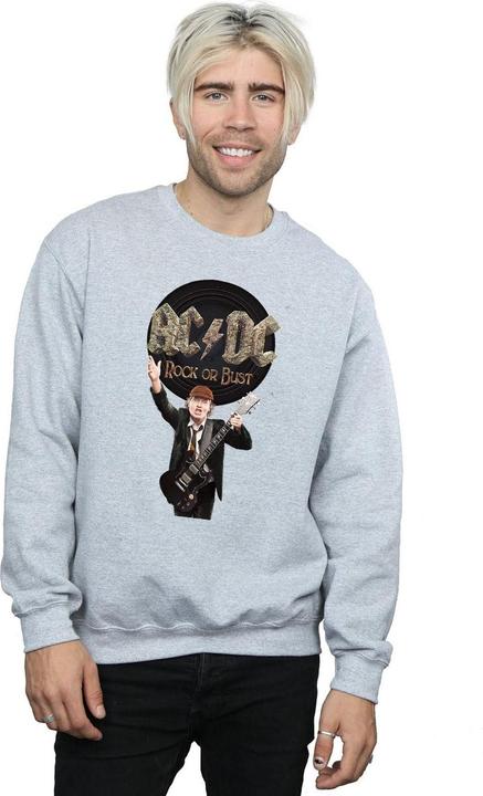 Produktbild AC/DC Rock Or Bust Angus Young Sweatshirt aus Baumwolle (XXL)