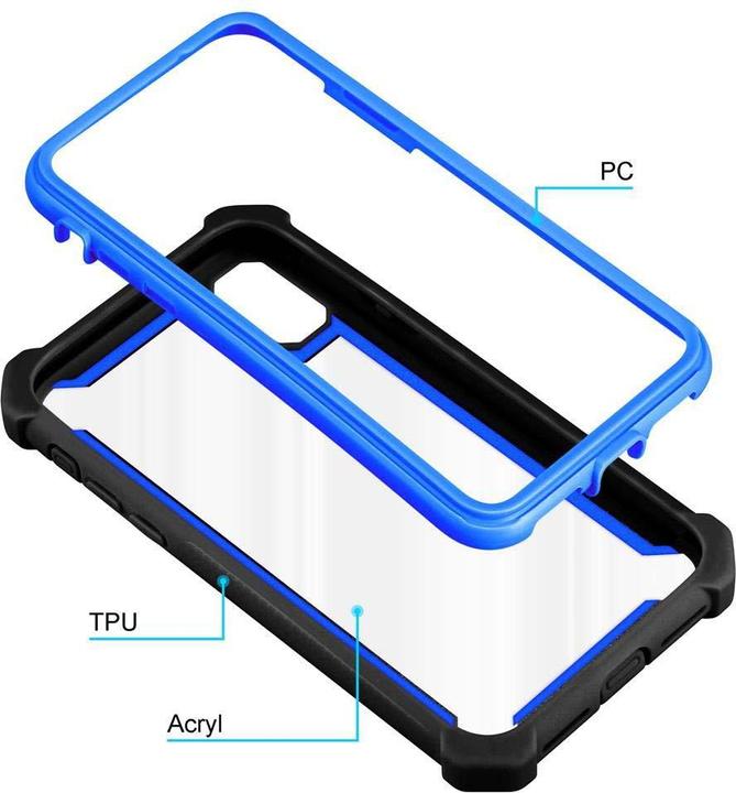 Produktbild Cadorabo Hybrid 2-in-1 Acrylic Cover (Apple iPhone X)