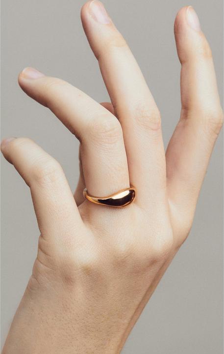 Actual product image Ti Sento Milano Ring Geometry rose gold plated 12223SR (56, 925 Silver)