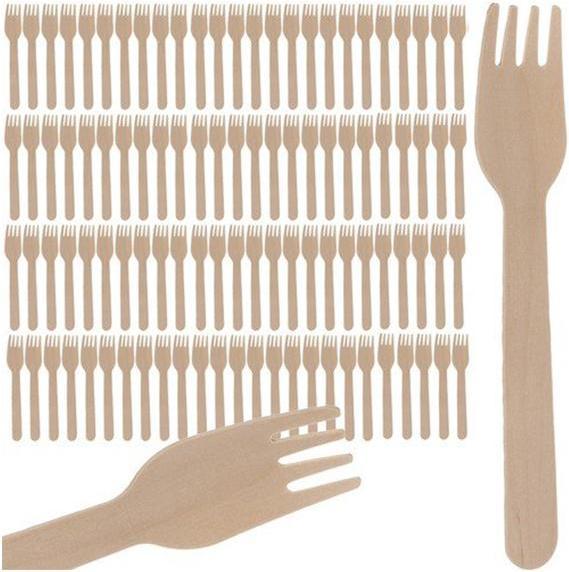 Image du produit Ruhhy Fourchettes en bois - 100 pcs ruhy 20697 (100 x)