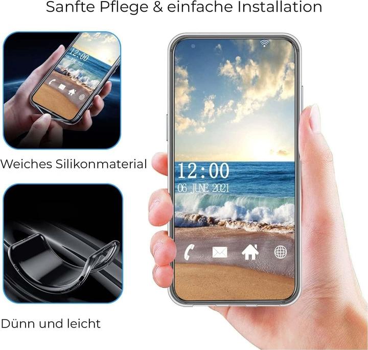Produktbild König Design Hülle Handy Schutz für Xiaomi 12 Lite Case Cover Tasche Bumper Etuis TPU Neu (Xiaomi 12 Lite)