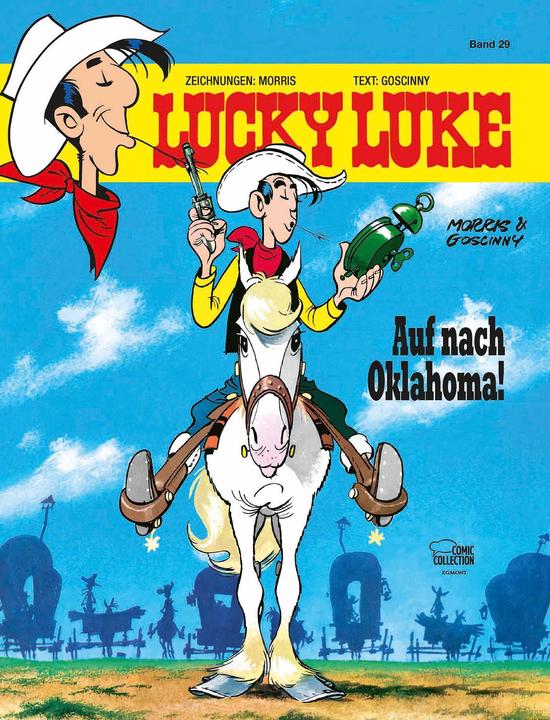 Actual product image Auf nach Oklahoma! (German, Morris, René Goscinny, 1988)
