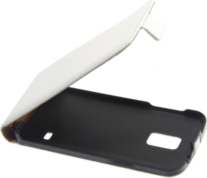 Immagine prodotto OEM Custodia Flip in pelle sottile per Galaxy S5 mini - Bianco (Samsung Galaxy S5 Mini)