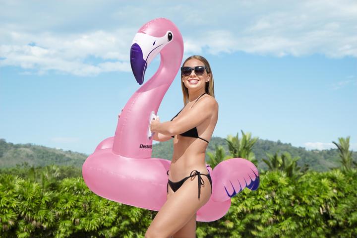 Actual product image Bestway Luxury Flamingo 153x143cm