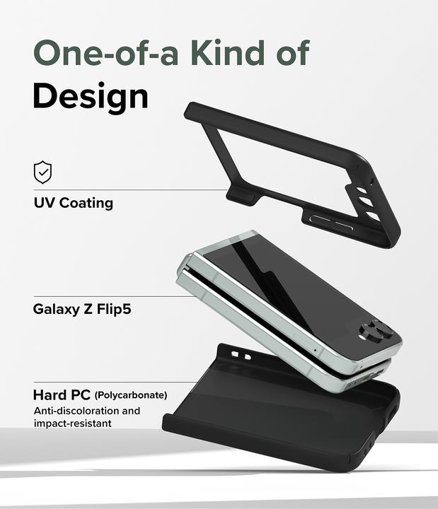 Image du produit Ringke Etui pour Galaxy Z Flip 5 SLIM BLACK (Samsung Galaxy Z Flip 5G)
