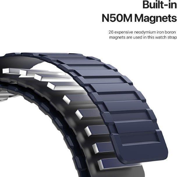Actual product image Dux Ducis KJ bracelet (42 mm, 45 mm, 44 mm, 49 mm, Silicone, Magnet)