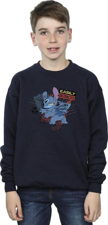 Produktbild Disney Lilo And Stitch Easily Distracted Sweatshirt Jungen (116)