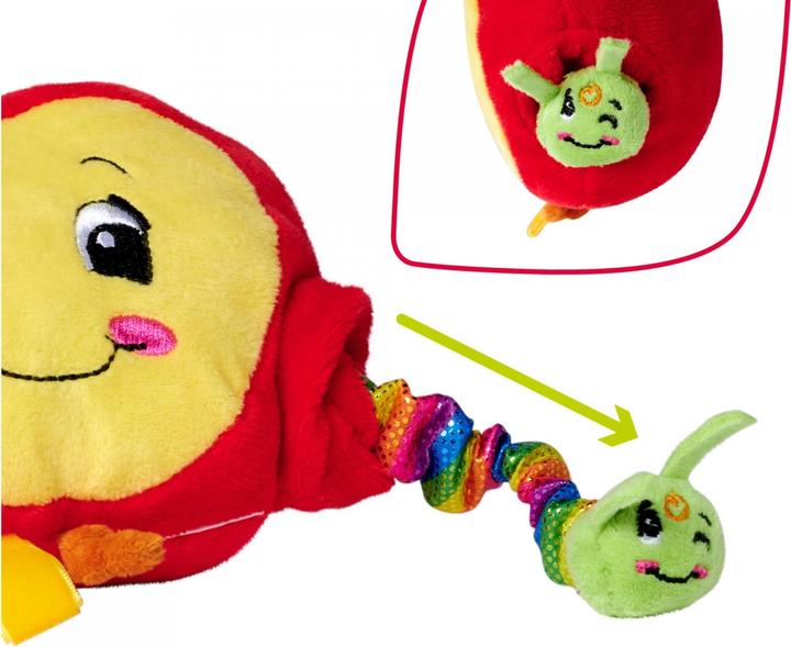 Image du produit ABC Activités Pomme avec chenille Peluche