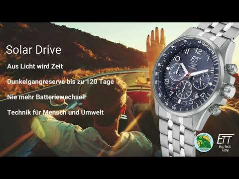 Image du produit ETT EGS-11611-82MS (Montre numérique, Montre analogique, Montre radio-pilotée, Chronographe, 43 mm)