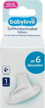Actual product image dm babylove Babylove, soft silicone mouthpiece, size 2, from 6 months, 1 piece