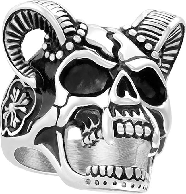 Immagine prodotto Star Piercing Anello teschio demoniaco in argento (Acciaio chirurgico 316L, senza ottone)