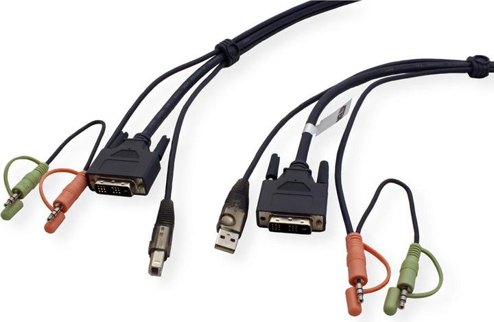 Image du produit Aten 2L-7D02U Câble KVM avec connecteurs USB et DVI-D