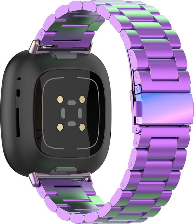 Produktbild Cover-Discount Fitbit Versa / Sense- Edelstahl Armband Maschen multicolor (Nylon)
