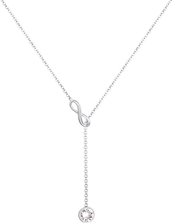 Image du produit Elli Collier en Y Infinity Infinity cristal 925 argent (Cristal de verre, Argent sterling 925, 45 cm)