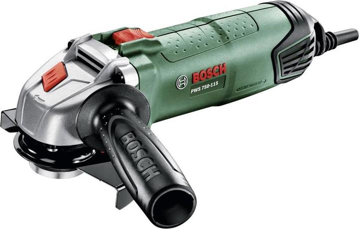 Bosch Home & Garden Ø 115mm haakse slijper PWS 750-115 (115 mm)
