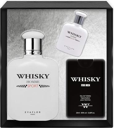 NoName Whisky Homme Sport Eau De Toilette Set - 100ml, 10ml, 20ml (Eau de toilette, 100 ml)