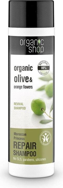 Actual product image Organic Shop Organic Olive & Orange Flowers Repair Shampoo Revitalize Hair Shampoo - 280ML (280 ml, Liquid shampoo)