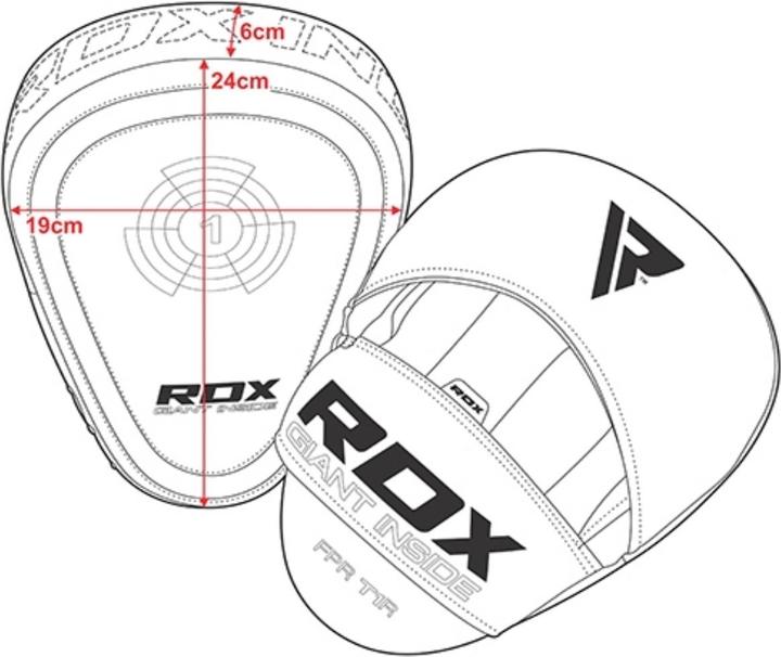 Actual product image Rdx Focus Pads (One size)