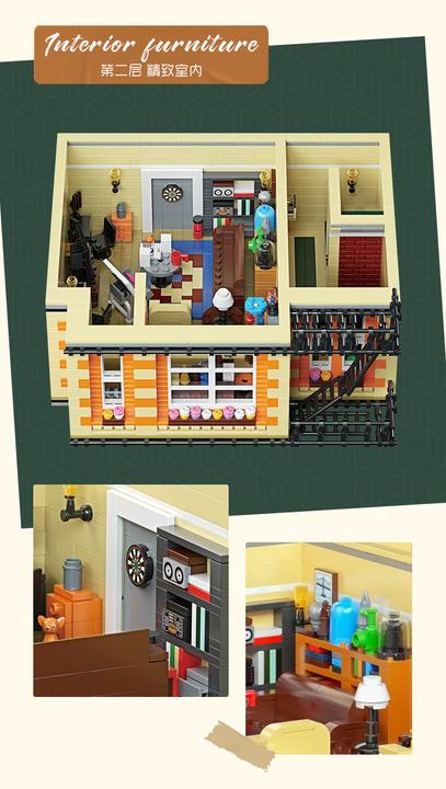 Actual product image Mould King Central Perk - Friends Cafe