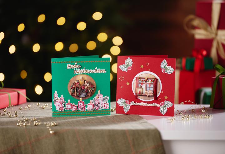 Produktbild VBS Reliefsticker-Set "Frohe Weihnachten"