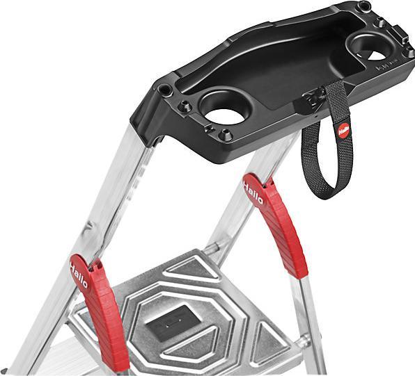 Actual product image Hailo L80 ComfortLine, aluminium safety stepladder, 5 steps (Stepladder, 150 cm)