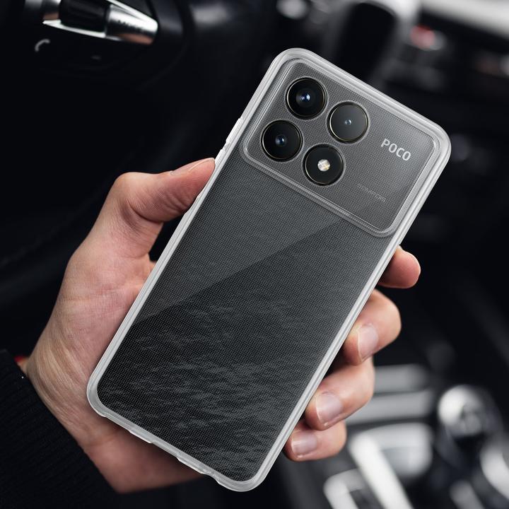 Actual product image Cadorabo Bumper Case for Xiaomi Poco F6 Pro TPU Ultra Slim AIR (Xiaomi Poco F6 Pro)
