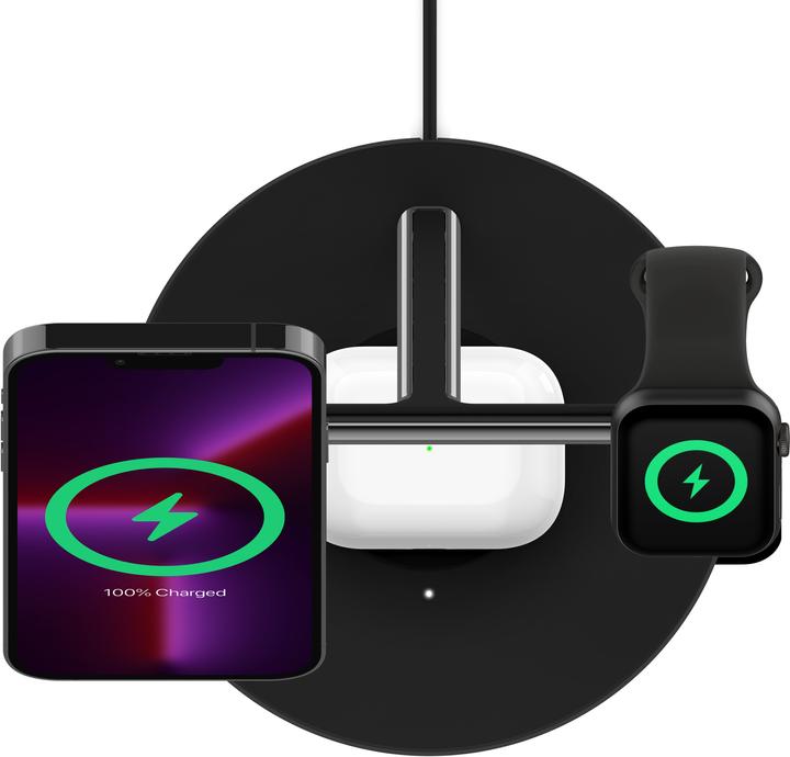 Image du produit Belkin BoostCharge Pro 3-in-1 Ladegerät mit MagSafe (15 W)