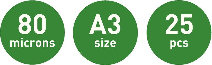 Immagine prodotto Leitz Film di laminazione (A3, 25 Pezzo/i, 80 µm)