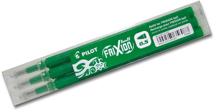 Actual product image Pilot FriXion Refill Set à 3 (Refill, Green, 0.25 mm)