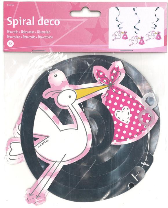 Produktbild Folat Dekoration Rosa Storch