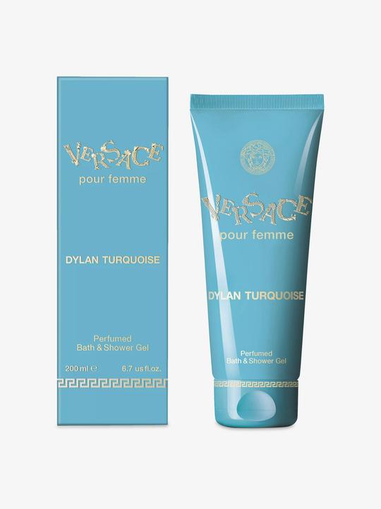 Actual product image Versace Dylan Turquoise Perfumed Bath and Shower Gel Tube (200 ml)