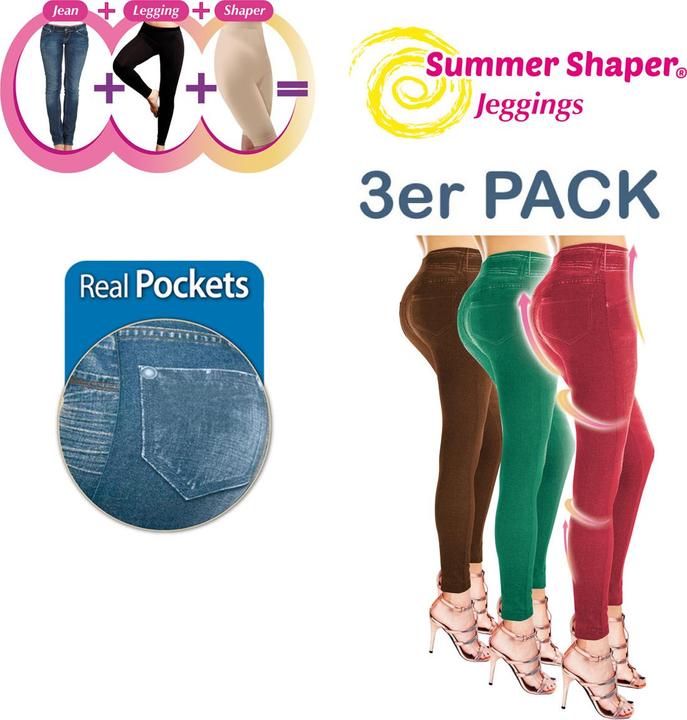 Actual product image Comfortisse Summer Shaper Jeggings (S, M)