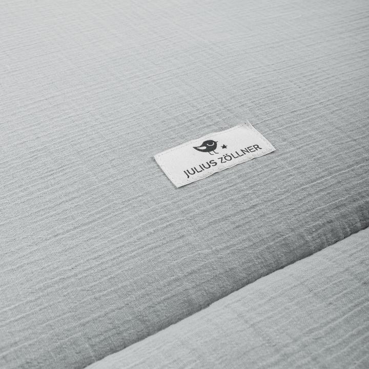 Image du produit Julius Zöllner Couverture de bébé en mousseline, Gris
