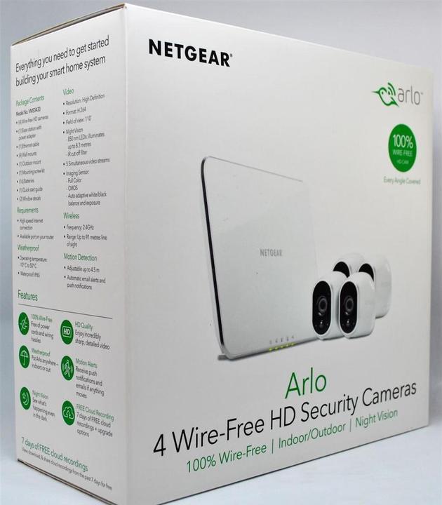 Productafbeelding Arlo VMS3430 Set van 4 (1280 x 720 pixels)