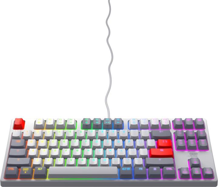 Actual product image CHERRY XTRFY K4V2 TKL keyboard, retro (US, Cable)