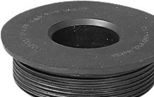 Image du produit Purus Mamelon en caoutchouc Ø50/40 mm sort EPDM gummi type-godkendt