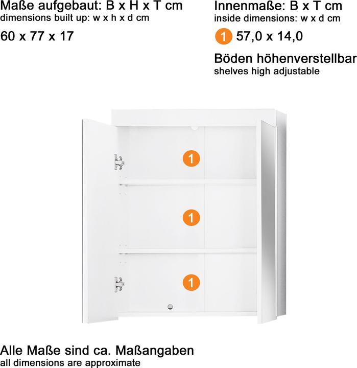 Actual product image Trendteam Amanda (60 x 17 cm)