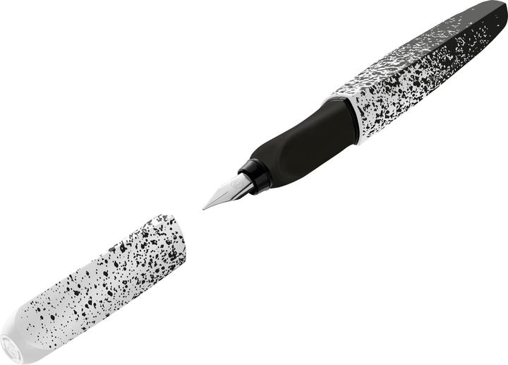 Image du produit Pelikan Füllhalter (Patronenfüllsystem) Twist® Color Edition Füller für Rechts- und Linkshänder, sch (Noir/Blanc, 1 x)