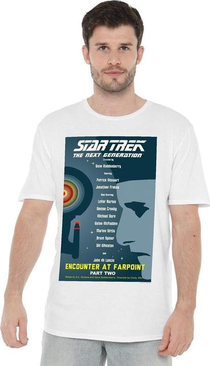 Actual product image Mens The Next Generation Season 1 Episode 2 T-Shirt (3XL)
