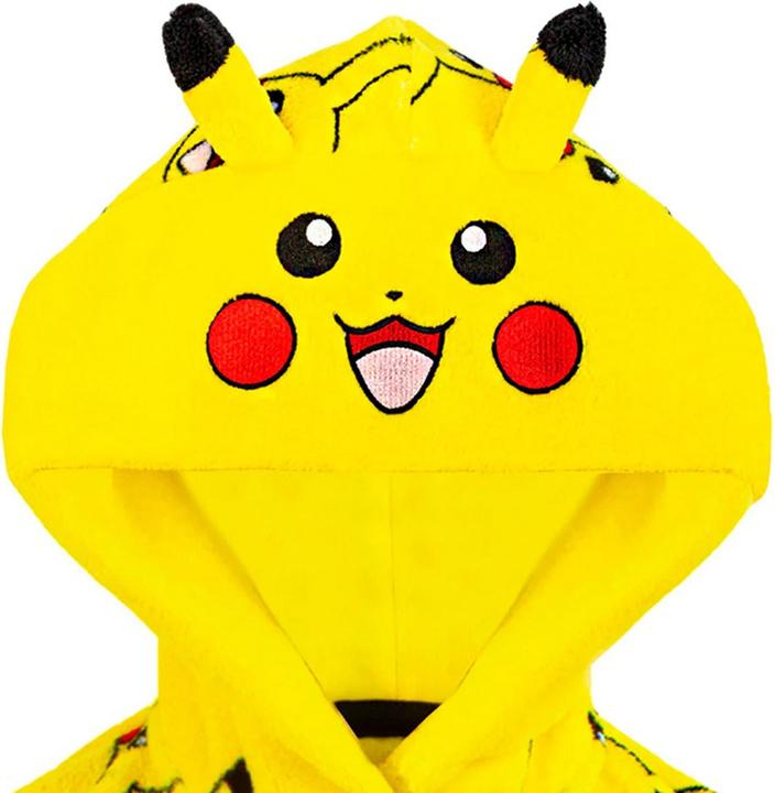 Actual product image Pokémon Children/Kids Pikachu Front Pocket Robe (158, 164)