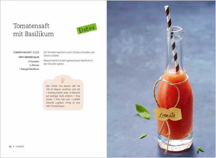 Produktbild Frische Obst- und Gemüsesäfte aus dem Entsafter. 111 Rezepte für Gesundheit, Energie und gute (Deutsch, Clémence Roquefort, 2021)