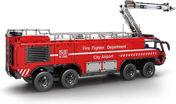 Actual product image Mould King Airport rescue vehicle