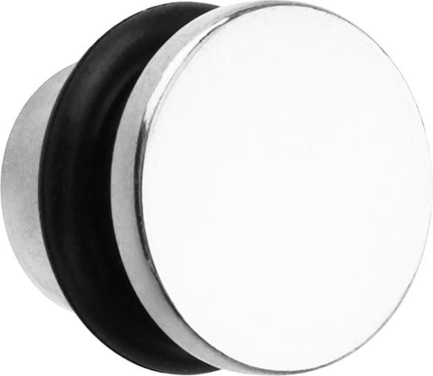 Produktbild Star Piercing Flachkopf Plug silber (ohne Messing, Chirurgenstahl 316L)