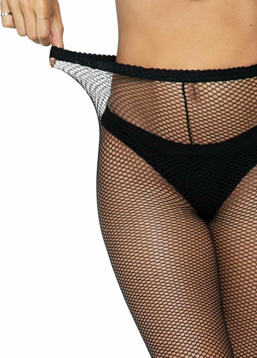 Actual product image Leg Avenue Fishnet Tights with Seam (One size)