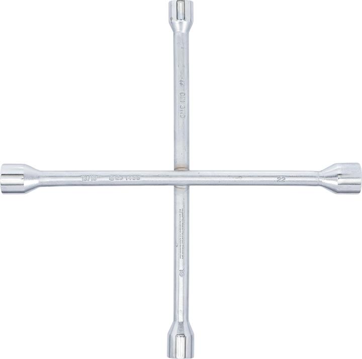 Immagine prodotto BGS Chiave a croce per dadi ruote per autovetture 17 x 19 x 21 x 12,5 mm (1/2")