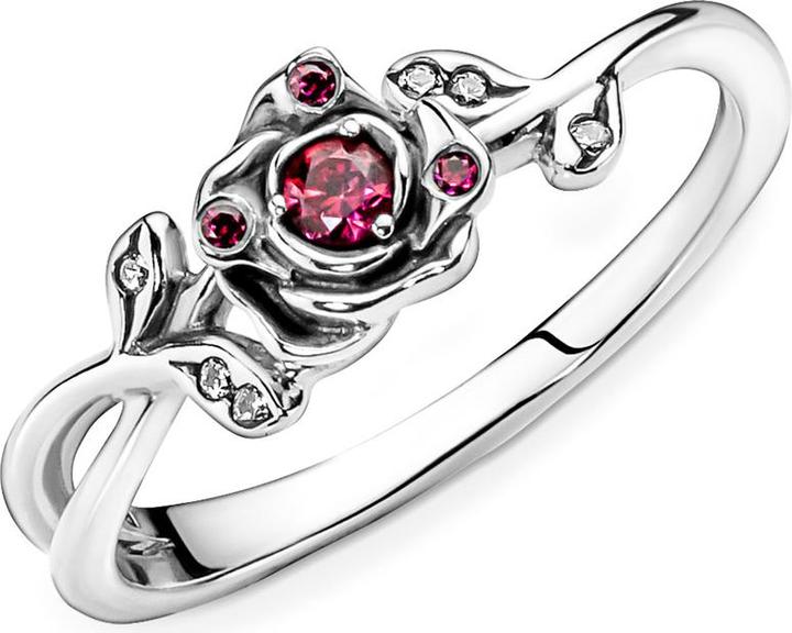 Image du produit Pandora Disney Beauty and the Beast Rose Ring (56, Argent 925)