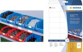 Actual product image HERMA Weatherproof labels A4